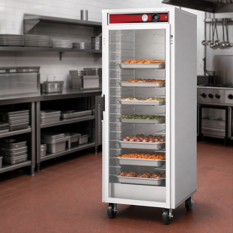 Product image #5 for Vulcan VHFA18 Mobile Non-Insulated Heated Holding Cabinet with Glass Door