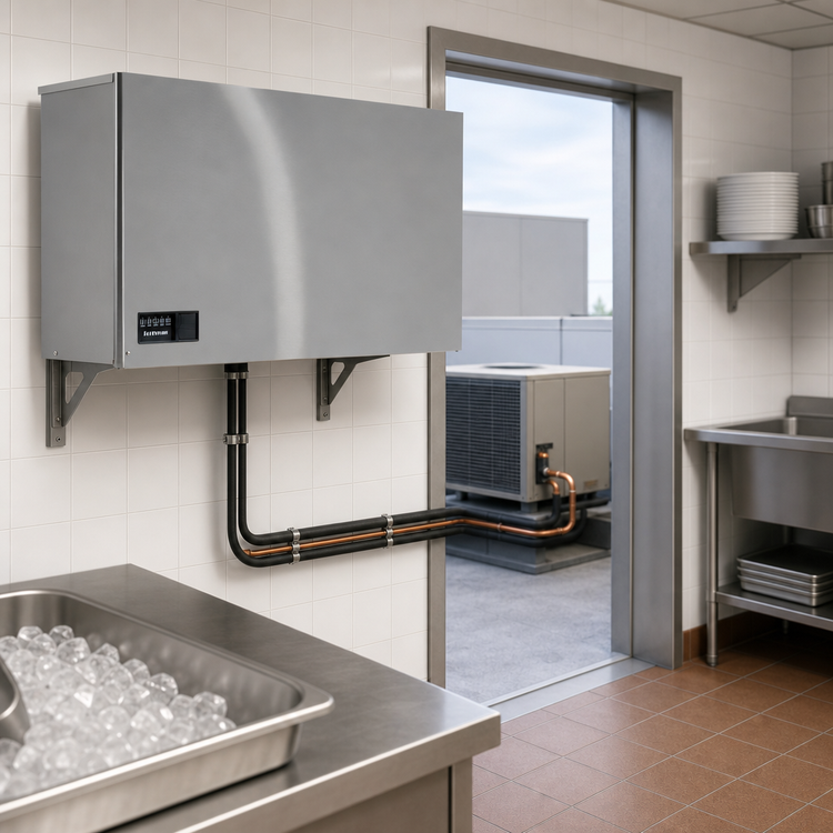 Product image #4 for Scotsman Prodigy ELITE Remote Air-Cooled Small Cube Ice Maker, 1,965 lb/Day