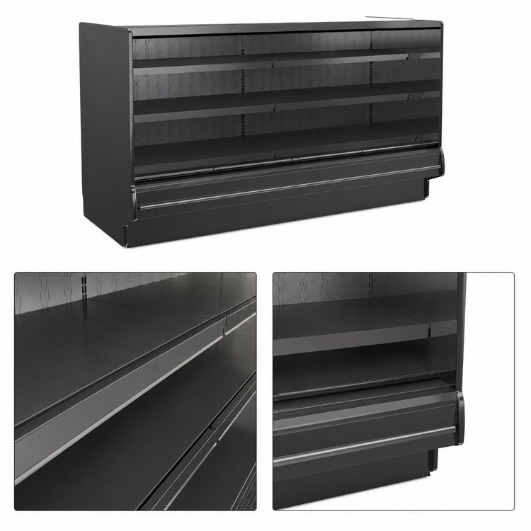 Product image #4 for Structural Concepts Fusion® Refrigerated Self-Service Display Case, 62-7/8-Inch W x 43-Inch D x 55-5/8-Inch H, Remote DX, 3 Shelves