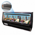 Thumbnail image #4 for Howard-McCray 40E Series 100.5 Inch Self-Contained Straight Glass Fish and Poultry Refrigerated Display Case, Stainless Steel