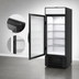 Thumbnail image #4 for Beverage-Air MarketMax IQ One-Section Reach-In Glass Door Merchandiser Refrigerator with Electronic Lock, Black, 25.97 Cu. Ft.