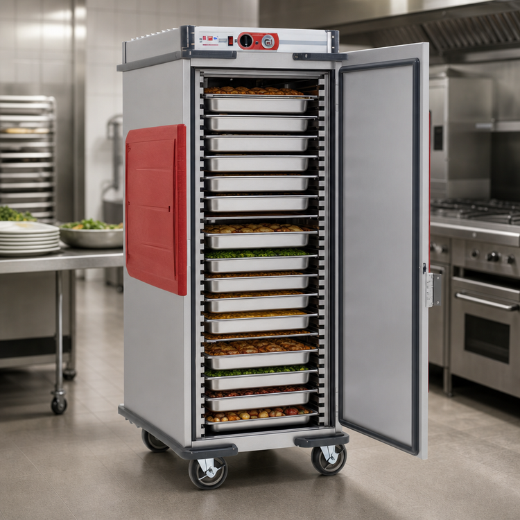 Product image #4 for Metro C5 Transport Armour Full-Height Mobile Heated Holding Cabinet, 32 Pan Capacity