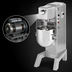 Thumbnail image #4 for Univex SRM40+ 40 Quart Floor Model Variable Speed Planetary Mixer