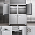 Thumbnail image #4 for Traulsen Spec-Line 48-Inch Remote Reach-In Freezer, 2-Section, Half-Height Solid Doors