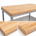 Thumbnail image #4 for John Boos Boos Block 96 x 27 Inch Blended Edge Grain Maple Kitchen Countertop, 1-1/2 Inch Thick, Oil Finish
