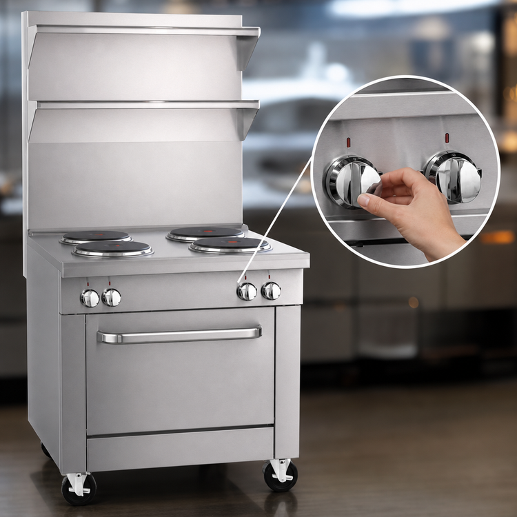 Product image #4 for Southbend Platinum Heavy Duty 24-Inch Modular Electric Range Top with 4 Round Hotplates