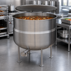 Thumbnail image #4 for Southbend (Middleby) Southbend Steam KDLS-125 125-Gallon Direct Steam Kettle, Quad-Leg, 2/3 Jacket, 316 Stainless Steel Interior
