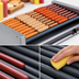 Thumbnail image #4 for Roll-A-Grill 45-Hot-Dog Slanted Hot Dog Roller Grill, 10 GripsIt Rollers, 220V