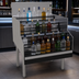 Thumbnail image #4 for Glastender Free Standing Underbar Liquor Steps, 24-Inch Wide Stainless Steel, 4-Step