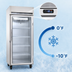 Thumbnail image #4 for Continental Refrigerator 1FESNSAGD One-Section Extra-Wide Display Reach-In Freezer with Full-Height Glass Door, Shallow Depth