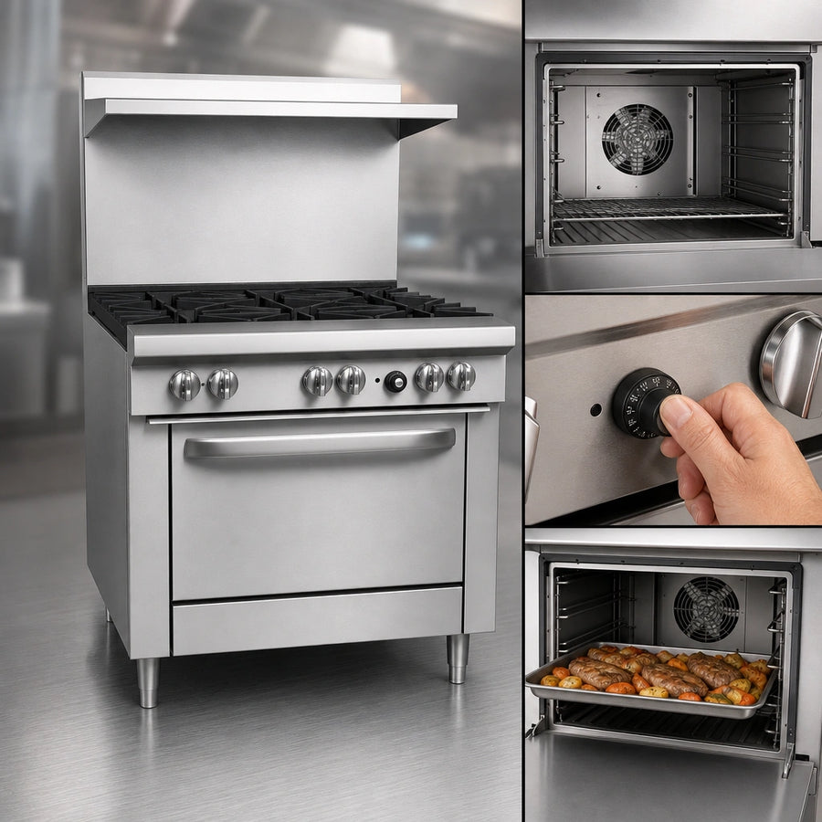 Convection Oven With Snap-Action Thermostat
