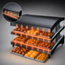 Thumbnail image #4 for Hatco Glo-Ray® 33-Inch Triple Shelf Slant Display Heated Glass Merchandiser Warmer