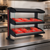 Thumbnail image #4 for Hatco Spot On 58-Inch Horizontal Dual Shelf Countertop Heated Zone Merchandiser Warmer