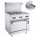 Thumbnail image #5 for Vulcan 36-Inch Electric Restaurant Range with 2 Hot Tops, 12-Inch Griddle, and Oversized Oven