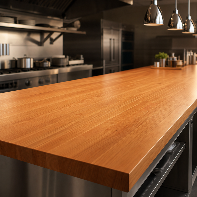 Product image #4 for Boos Block 144-Inch x 36-Inch American Cherry Wood Kitchen Countertop with Varnique Finish
