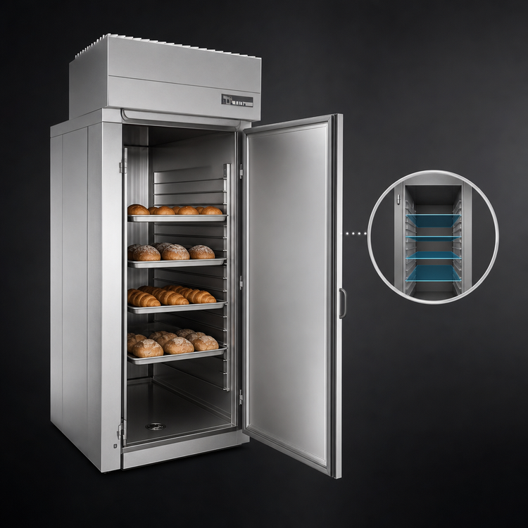 Product image #4 for Baxter Roll-In Electric Proofer Cabinet, Single Section, 4-Rack Capacity, 35.5-Inch Wide, Stainless Steel
