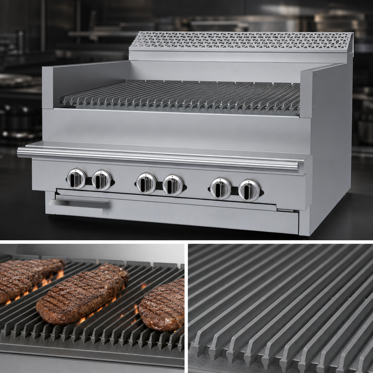 Product image #4 for Garland Cuisine Series 36-Inch Gas Radiant Charbroiler Modular Top with Non-Adjustable Grates