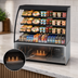 Thumbnail image #4 for Federal Industries SSRPF3652 Self-Serve Refrigerated Prepared Foods Merchandiser, 36.2-Inch Countertop, Self-Contained, Black Laminate