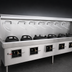 Thumbnail image #4 for MasterRange 6-Section Gas Wok Range with Flue, Stainless Steel Deck and Sides