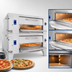 Thumbnail image #4 for Bakers Pride Super Deck Series Double-Deck Gas Pizza Oven with 66 x 44 Inch FibraMent Hearth Decks
