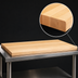 Thumbnail image #4 for John Boos Boos Block Edge Grain Northern Hard Rock Maple Kitchen Countertop, 48 x 42 x 3 Inch, Oil Finish