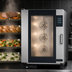 Thumbnail image #4 for UNOX ChefTop MIND.Maps Plus XAVC-10FS-HPRM Countertop Electric Combi Oven/Steam Oven, 10 Full-Size Sheet Pan Capacity, Right-To-Left Glass Door