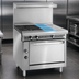 Thumbnail image #4 for Imperial Spec Series 36-Inch Heavy Duty Gas Range with 2 Open Burners, 2 Hot Tops, and Convection Oven