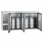 Thumbnail image #5 for Perlick Corporation DDS84 Draft Beer Dispenser, 84-Inch Three-Door Direct Draw, Self-Contained, 4 Half-Barrel Capacity, Stainless Steel
