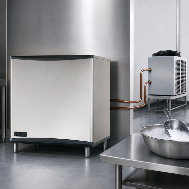 Product image #4 for Scotsman Prodigy Plus Remote-Cooled Modular Flake Ice Machine, 2,218 lb Daily Capacity, 208-230V, 3-Phase