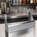 Thumbnail image #4 for CHOICE 17-Inch Single Stainless Steel Speed Rail with Keyhole Mounting
