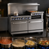 Thumbnail image #4 for Imperial Pro Series 60-Inch Gas Restaurant Range with 4 Open Burners, 36-Inch Griddle, Convection Oven and Standard Oven