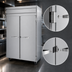 Thumbnail image #4 for Beverage-Air Horizon Series Two-Section Reach-In Refrigerator with Solid Hinged Doors, 45.2 Cu. Ft., Top-Mounted Self-Contained Refrigeration
