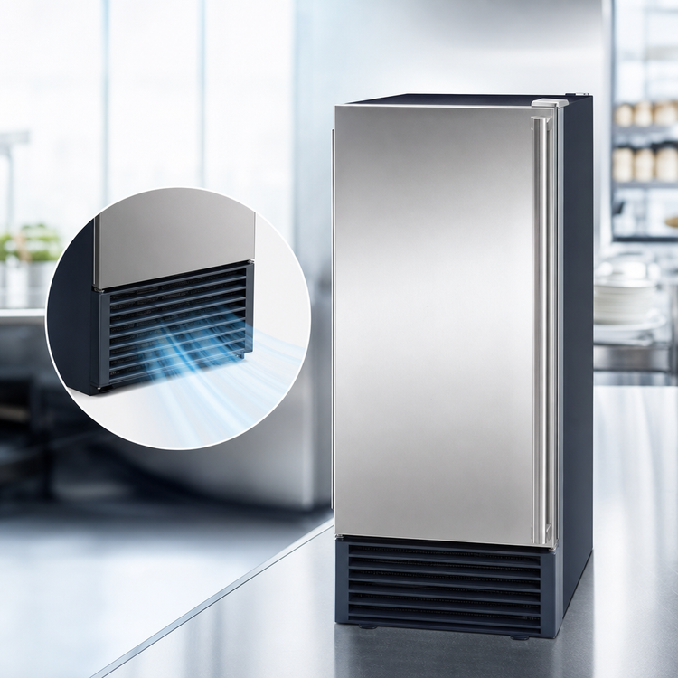 Product image #4 for Maxx Ice MIM50 Self-Contained Air-Cooled Cube Ice Maker with 25 lb Bin