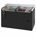 Thumbnail image #4 for Hoshizaki CC50 Two-Section Reach-In Bottle Cooler with Top-Sliding Locking Lids, 14.4 Cu. Ft., 50.5 in. Wide