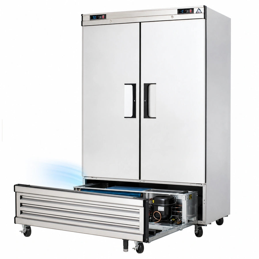 Bottom-Mounted Self-Contained Refrigeration