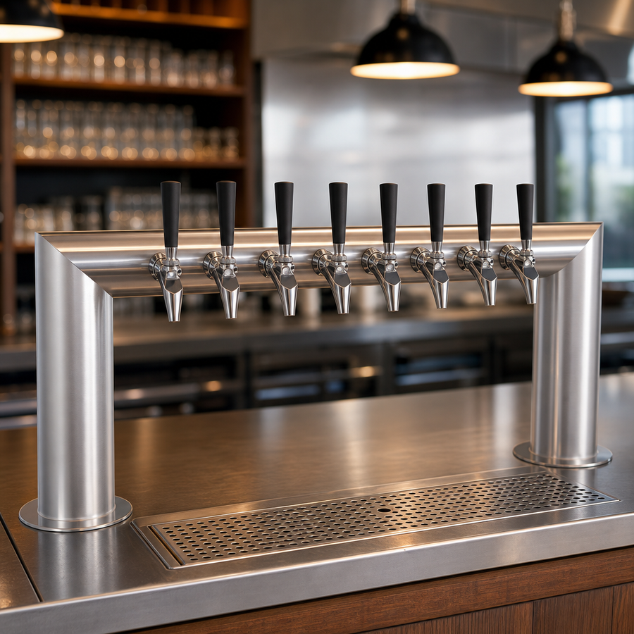 Eight-Faucet Capacity