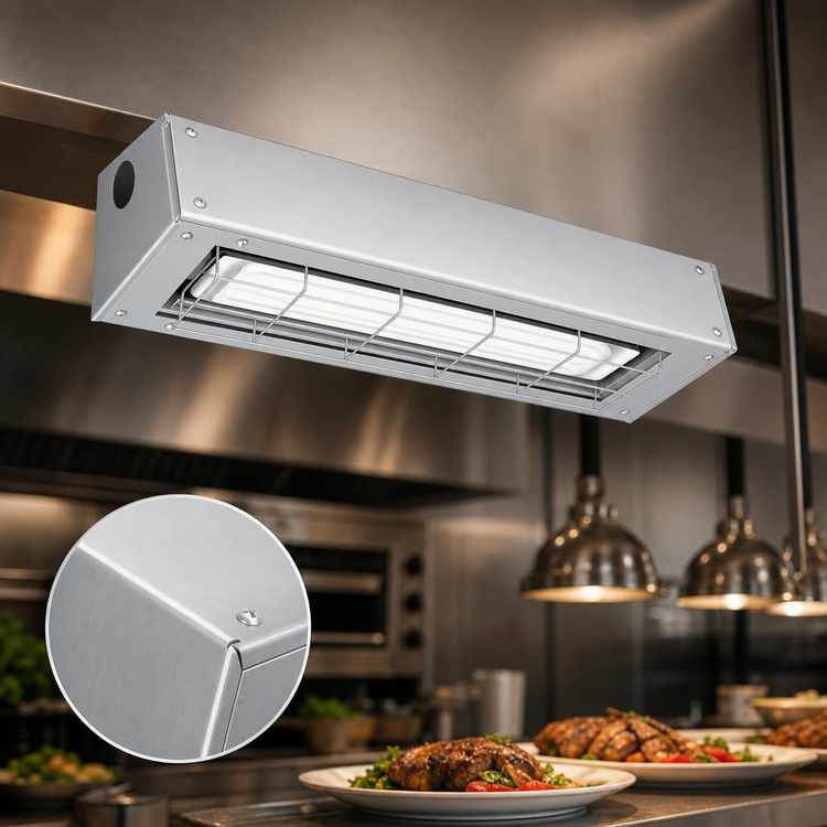 Product image #4 for Hatco Ultra-Glo 30-Inch Unlighted Infrared Strip Heater with Double Ceramic Heat Strip