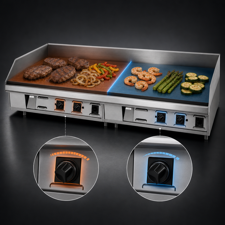 Product image #4 for Lang LG Series 24-Inch Electric Countertop Griddle with Chrome Plate and Solid State Controls