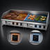 Thumbnail image #4 for Lang LG Series 24-Inch Electric Countertop Griddle with Chrome Plate and Solid State Controls