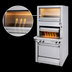 Thumbnail image #4 for Garland Master Series Heavy-Duty Gas Upright Broiler with Single Infrared Deck, Upper Warming Oven, and Standard Oven Base