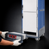 Thumbnail image #4 for Metro C5 3 Series Full-Height Mobile Heated Holding & Proofing Cabinet with Blue Insulation Armour, Dutch Solid Insulated Aluminum Doors and Lip Load Slides
