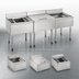 Thumbnail image #4 for Eagle 2200 Series Modular Underbar Cocktail Unit, 24 x 24 Inches, 8-Inch Deep Insulated Ice Bin, 63 lb Ice Capacity