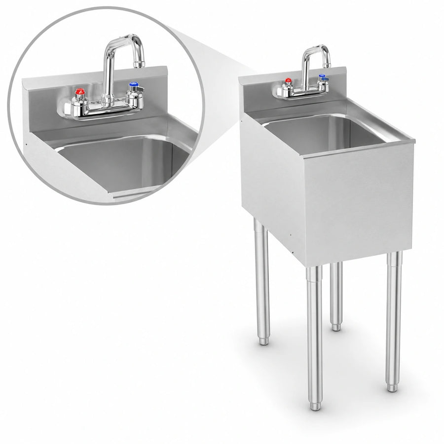 Included Wall-Mount Faucet