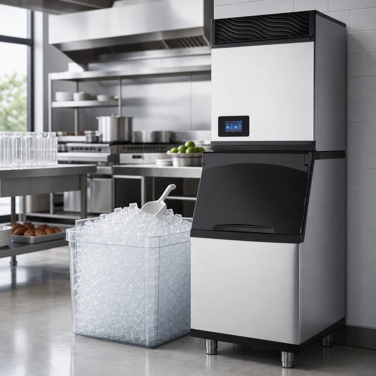 Product image #4 for True Ice Series Self-Contained Air-Cooled Full-Size Cube Ice Maker, 640 lb/Day, 115V