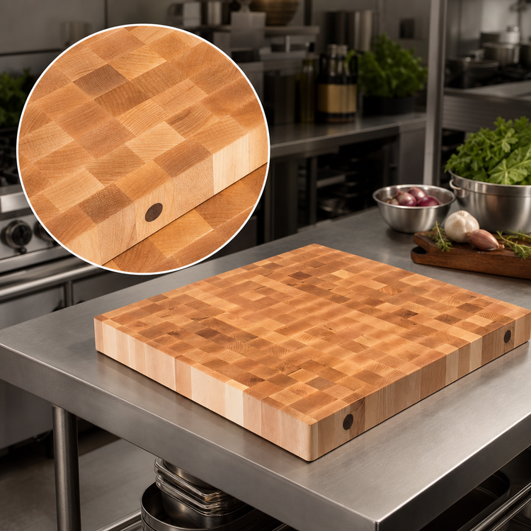 Product image #4 for Boos Block End Grain Northern Hard Rock Maple Island Countertop, 30 x 32 x 7 Inch
