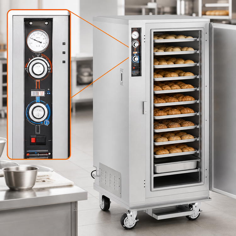 Product image #5 for FWE ETC-1826-28PH Non-Insulated Proofer/Heated Holding Cabinet, 14 Full-Size Sheet Pan Capacity