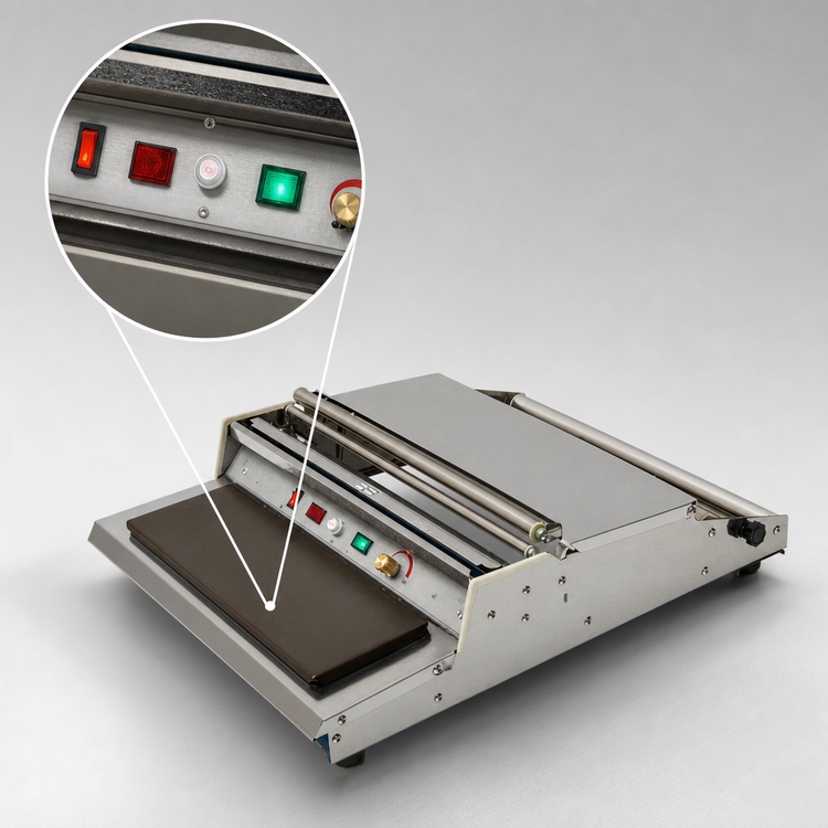 Product image #4 for ATMOVAC King Pack Countertop Single-Roll Shrink Wrap Machine