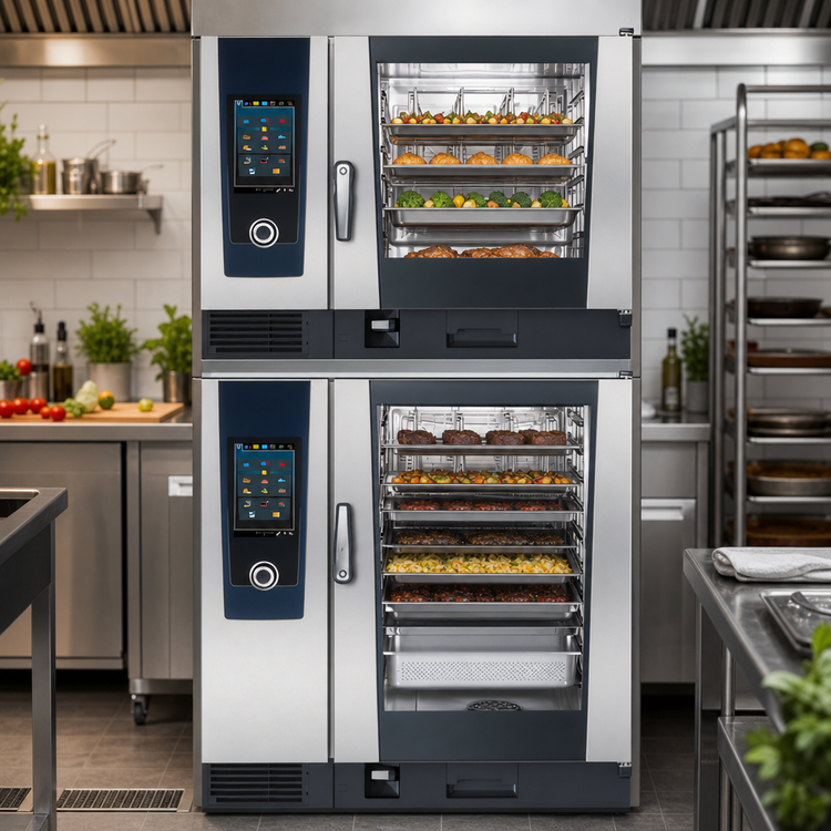 Product image #4 for RATIONAL iCombi Pro Double-Stacked Electric Combi Oven, 6-Full Size Over 10-Full Size, 480V 3-Phase, AutoDose
