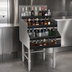 Thumbnail image #4 for Spec-Bar 24-Inch Wide Freestanding 4-Step Liquor Bottle Display Unit, Double Speed Rail Alignment