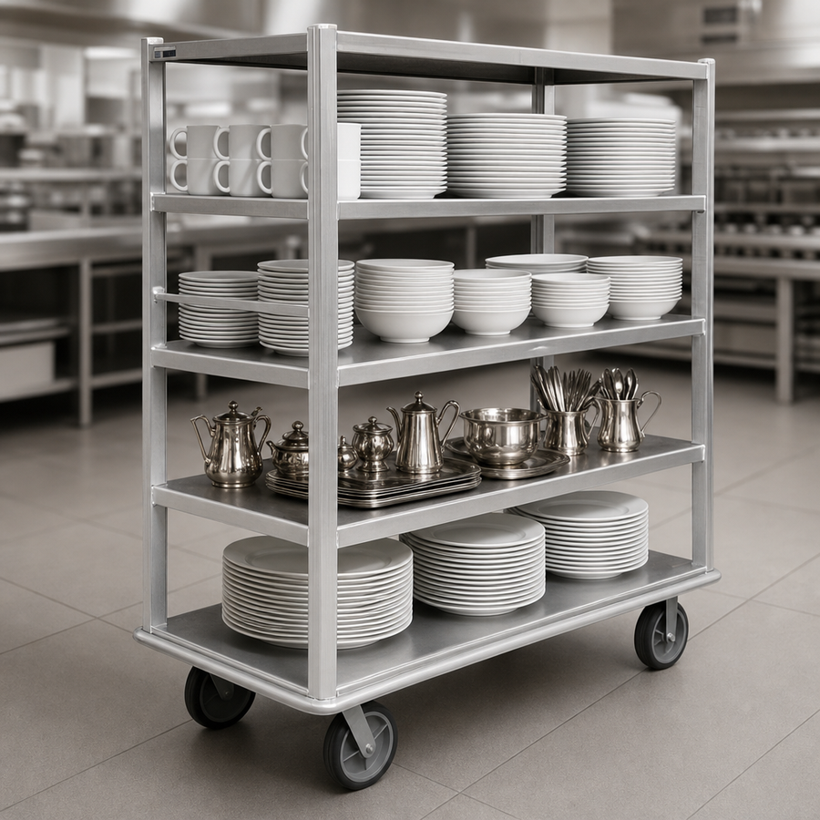 Four-Shelf Open Design